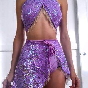 Zalie Magical Mist set with bloomers 💜